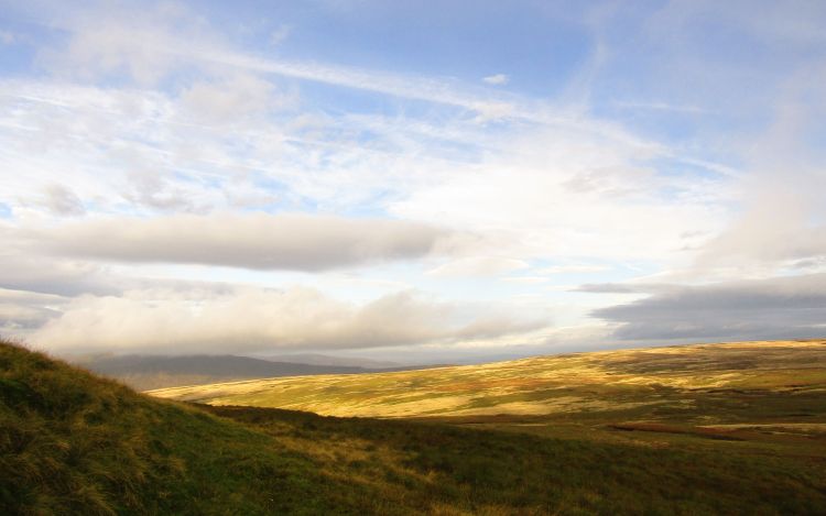 Early morning, Yorkshire Dales camp. 