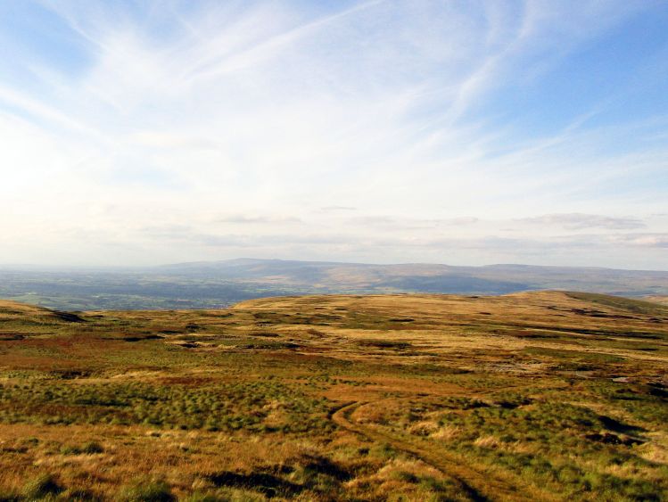 A lone path to follow. Mallerstang Edge, Yorkshire Dales