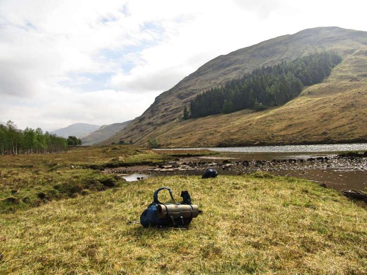 Loch Na Leitreach camp