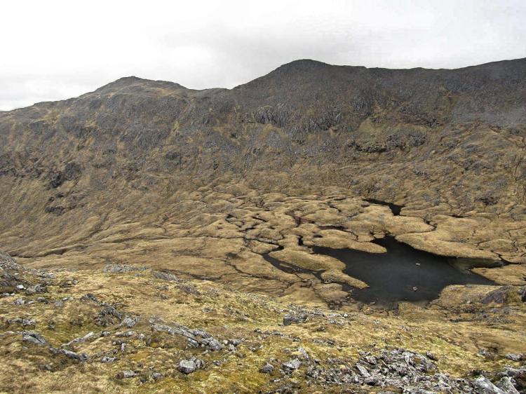 Heading towards the ridge