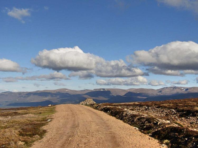 First view of the Cairngorms
