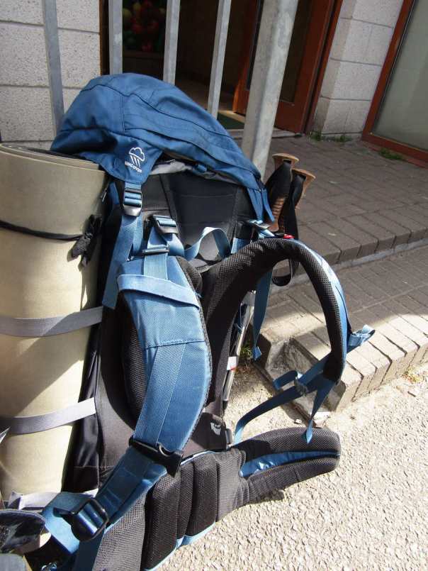 Cluttering Aviemore as we pack