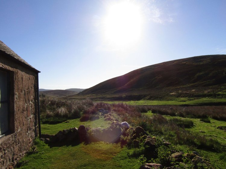 Blazing sunshine greeted us that morning 