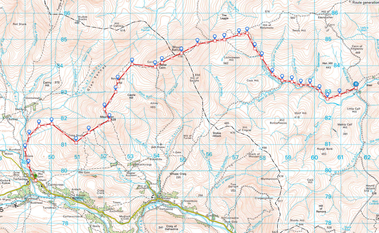 Day 11 - the original route